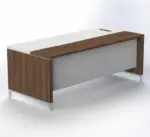 Linea Due Straight Desk (Premium) W1600 x D800 x H750mm Executive Desks - Image 6