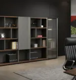 Gerry Executive Wall Storage W2400 x D415 x H1935mm Cabinet - Image 3
