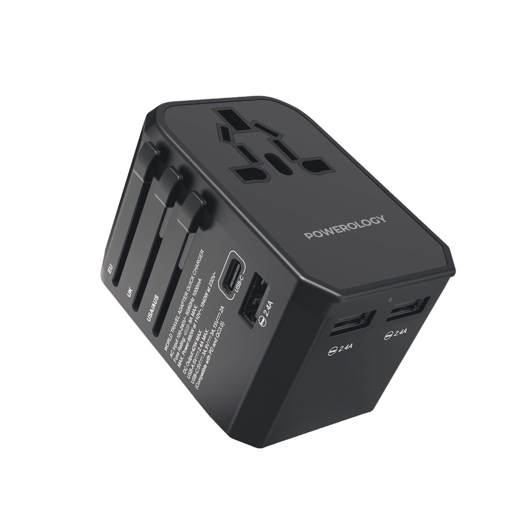 6-9-1.jpg Powerology Universal Charger with Triple USB-A Ports - Image 1