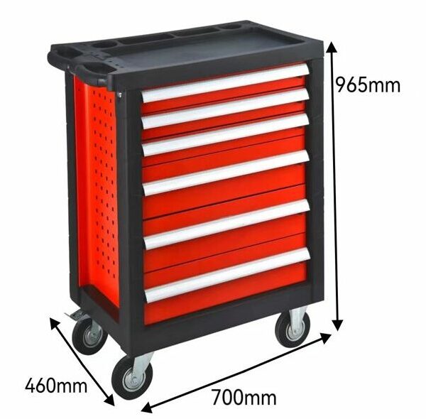 Tasawuk 6 Drawers Empty Tool Trolley: Customize Your Tool Storage