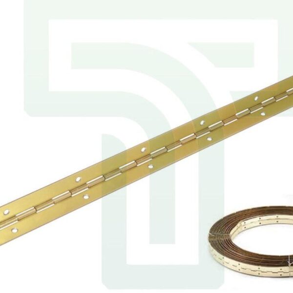 Durable and Elegant: Piano Hinges - Brass (3 Meters)
