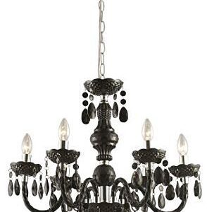 CHANDELIER CUIMBRA  CHROMED METAL ACRYLIC CRYSTALS