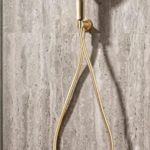 Hand Shower W/Hose HS106+GR039 Brush Gold