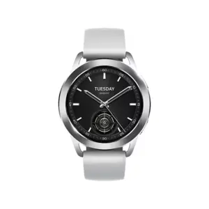 Xiaomi Watch S3 Silver – Elegant Smartwatch with AMOLED Display & GPS