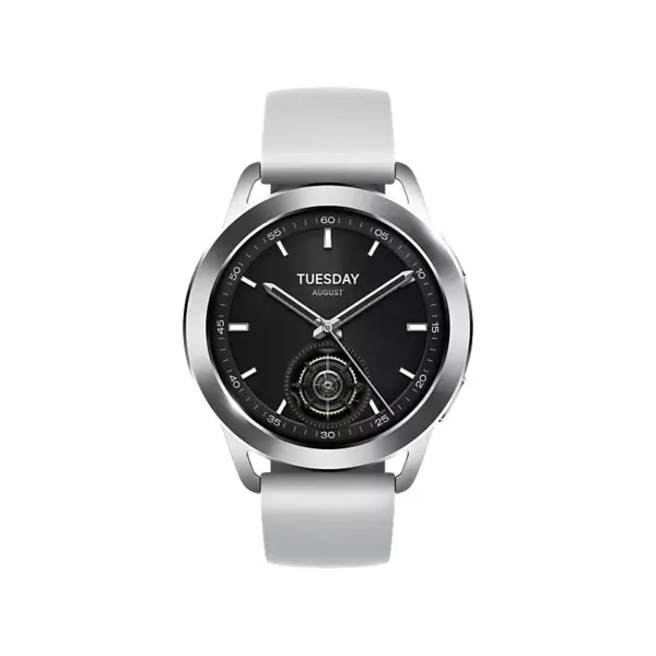 Xiaomi Watch S3 Silver – Elegant Smartwatch with AMOLED Display & GPS