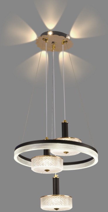 6b4e586d-d9a8-4706-a381-0070ff46be83.jpg CENSEE Chandelier LED Hanging Pendant Lights Acrylic - Image 1