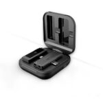 Powerology MFI Dual Connector Wireless Lavalier Microphone x1 Mic 1000mAh - Black - Image 3