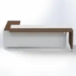 Linea Due with Hanging Pedestal Executive Desks - Image 6