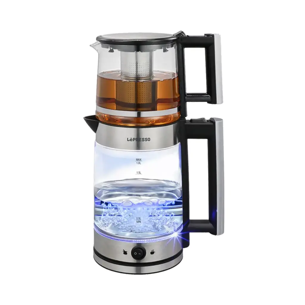 7-19.webp Lepresso Turkish Tea Glass Kettle - Black - Image 1