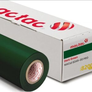 Mactac MACal 8249-00 PRO Dark Green – Monomeric Film for Indoor & Outdoor Graphics