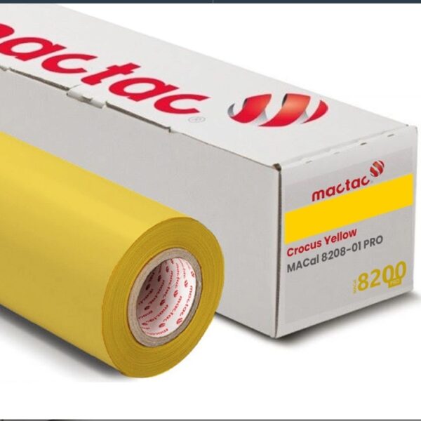 Mactac MACal 8208-01 PRO Crocus Yellow – Premium Monomeric Film