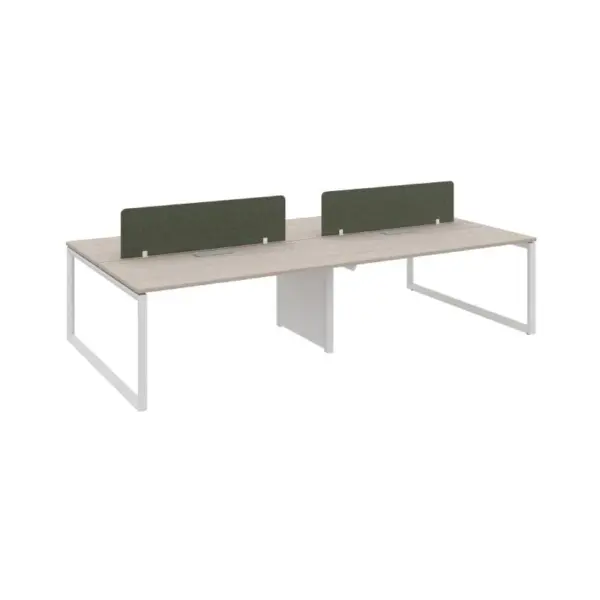 Cadi "O" Face to Face Workstation 4 Cluster W1600 x D1512 x H750mm Workstations
