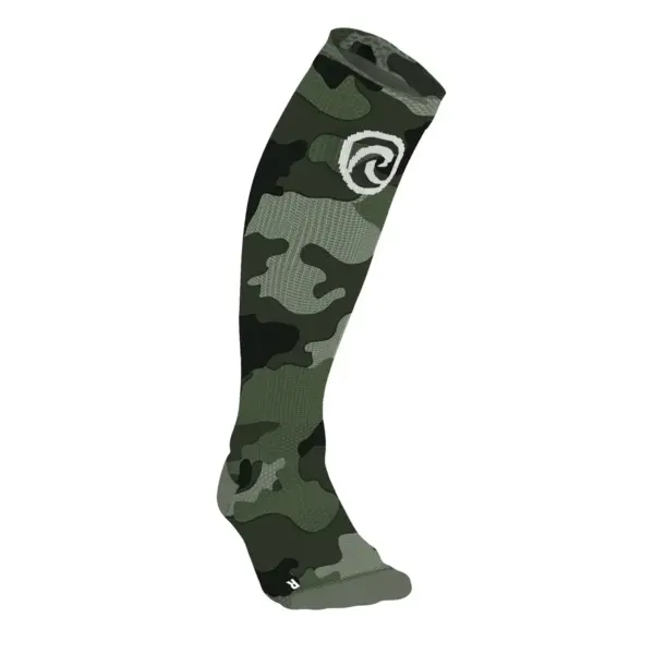 REHBAND QD COMPRESSION SOCKS, CAMOUFLAGE (PAIR) M,L