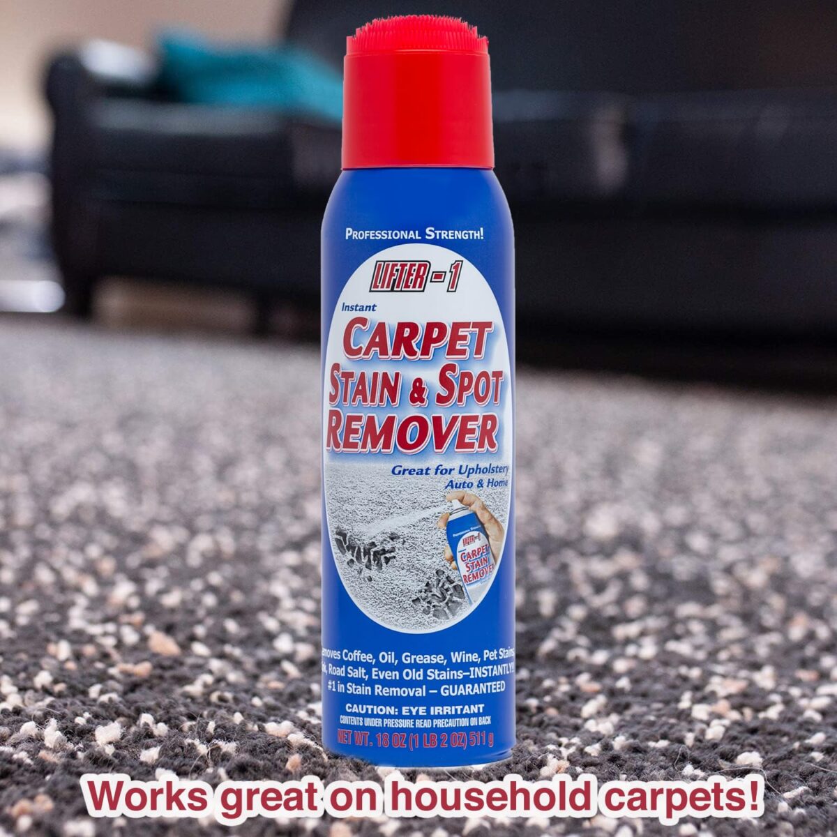 71cCwRYwGL.jpg Lifter-1 No Scent Carpet Stain & Spot Remover 18 oz Liquid - Image 1