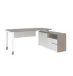 Noqi "U" Executive Desk with Credenza W1800 x D1300 x H750mm Executive Desks Workstations - Image 7