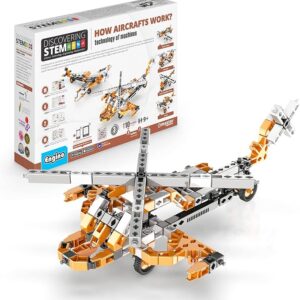 Engino-Technology of Machines, How Aircrafts Work Stem Toys 9+, Construction Toys, Educational and Fun Toys, Gifts for Boys (10 Model Options)
