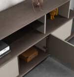 Amo Credenza W2400 x D400 x H750mm Mocha Teakwood Cabinet - Image 3