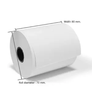 Original Thermal Paper Roll 80 X 70 mm (Epson Size)