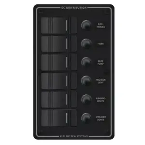 Water Resistant Panel 6 Position