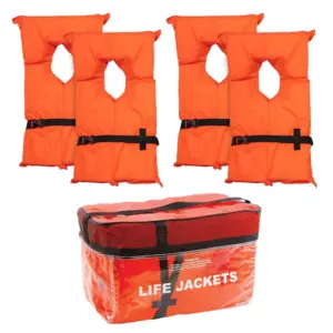 Life Jacket Vest 4 Pack Type II