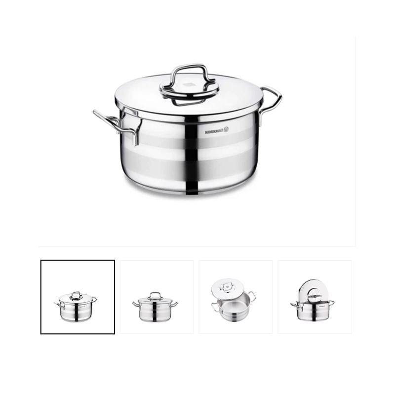 876.jpg Korkmaz ASTRA2 CASSEROLE 18X10 CM - 2.6LTR Made in Turkey - Image 1