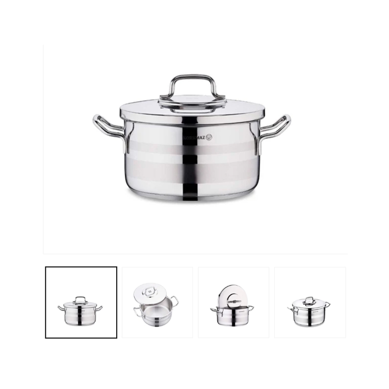 878.jpg Korkmaz ASTRA2 CASSEROLE 22X12 CM - 4.35LTR Made in Turkey - Image 1