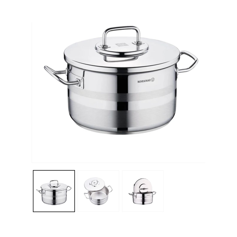 881.jpg Korkmaz ASTRA2 CASSEROLE 28X16 CM - 9.5LTR Made in Turkey - Image 1