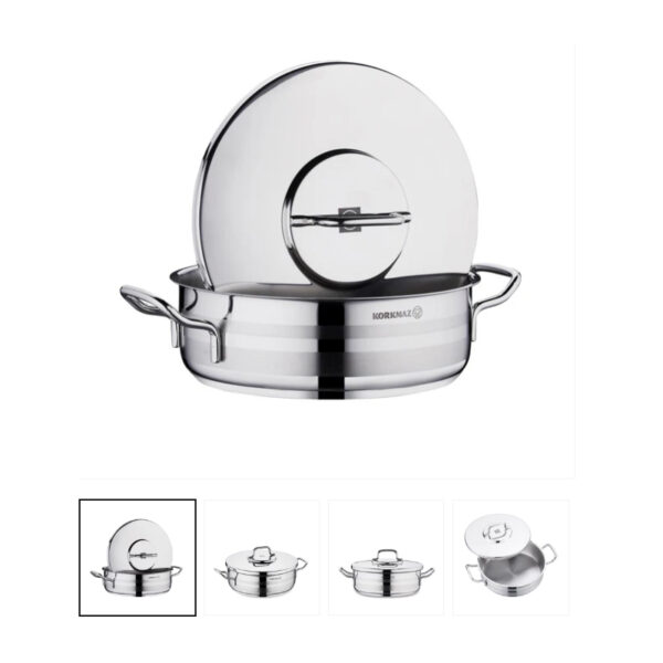 Korkmaz ASTRA2 LOW CASSEROLE 24X8 CM - 3.5LTR Made in Turkey