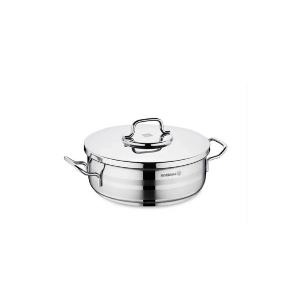Korkmaz ASTRA2 LOW CASSEROLE 40X20 CM - 25.0LTR Made in Turkey