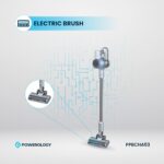 Powerology Cordless Stick Vacuum Cleaner with Detachable Battery - Dark Grey - Image 2