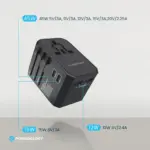 Powerology Universal Charger with Triple USB-A Ports - Image 2
