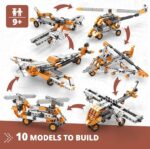 Engino-Technology of Machines, How Aircrafts Work Stem Toys 9+, Construction Toys, Educational and Fun Toys, Gifts for Boys (10 Model Options) - Image 3