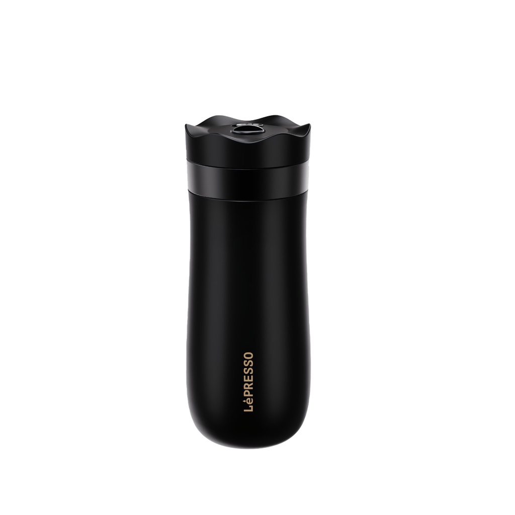 9-4-2.jpg LePresso Insulated Mug with French Press - Black - Image 1
