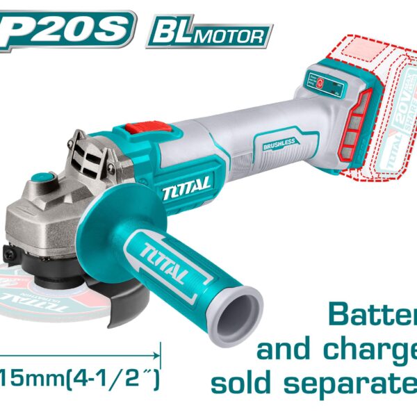 TOTAL Cordless angle grinder