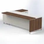 Linea Due with Hanging Pedestal Executive Desks - Image 8