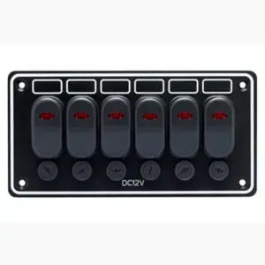 Waterproof Switch Panel 6 Gang