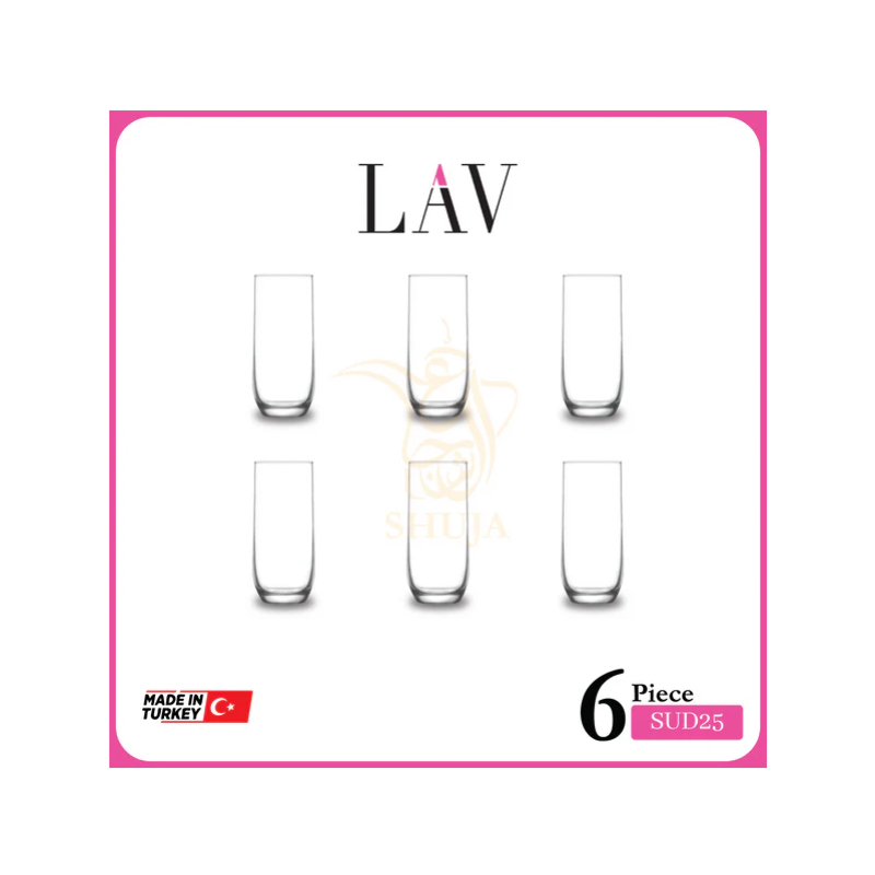 AC144.jpg LAV 6PCS TUMBLER SET SUD25 Made in Turkey - Image 1