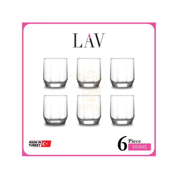 LAV 6PCS TUMBLER SET DIA05F Made in Turkey