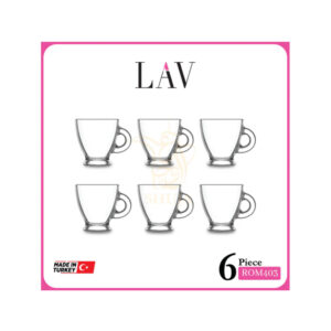 LAV 6PCS COFFEE CUP SET ROM403 Made in Turkey