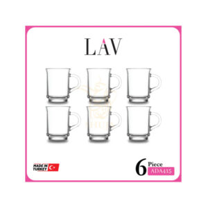 LAV 6PCS TEA MUG SET LV-ADA415 Made in Turkey