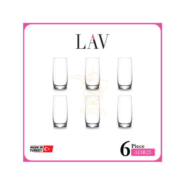 LAV 6PCS TUMBLER SET ADR25 Made in Turkey