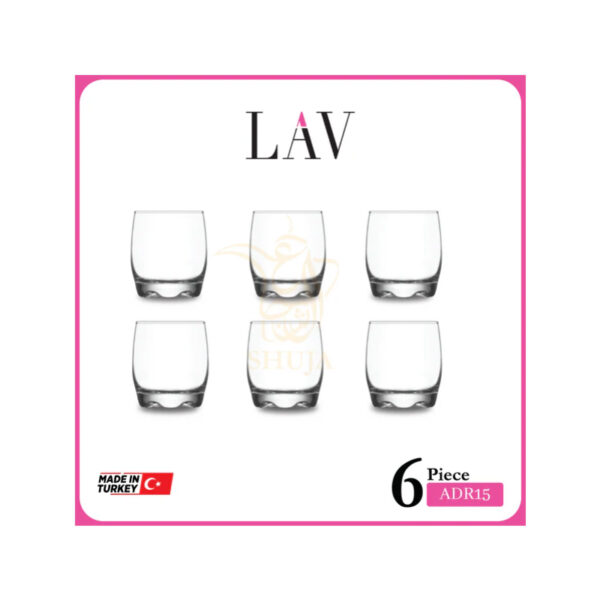LAV 6PCS TUMBLER SET ADR15 Made in Turkey
