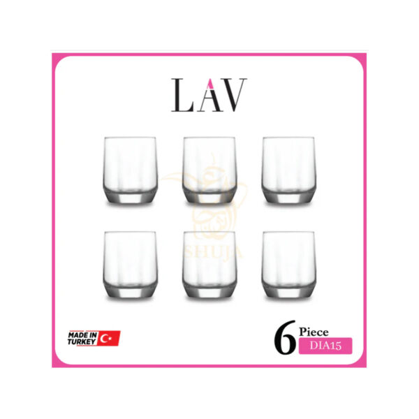 LAV 6PCS TUMBLER SET DIA15 Made in Turkey