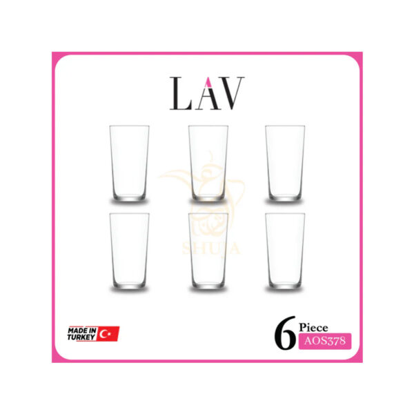 LAV 6PCS TUMBLER AOS346F Made in Turkey