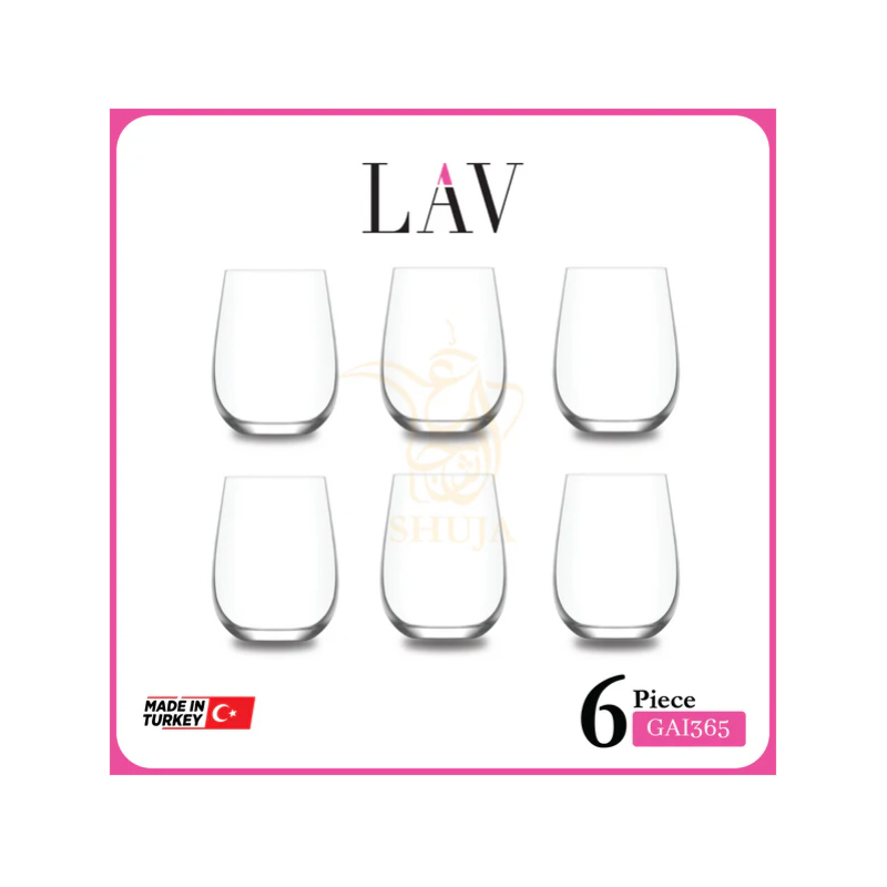 AC653.jpg LAV 6PCS TUMBLER GAI365F Made in Turkey - Image 1