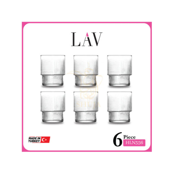 LAV 6PCS TUMBLER HLN356F Made in Turkey