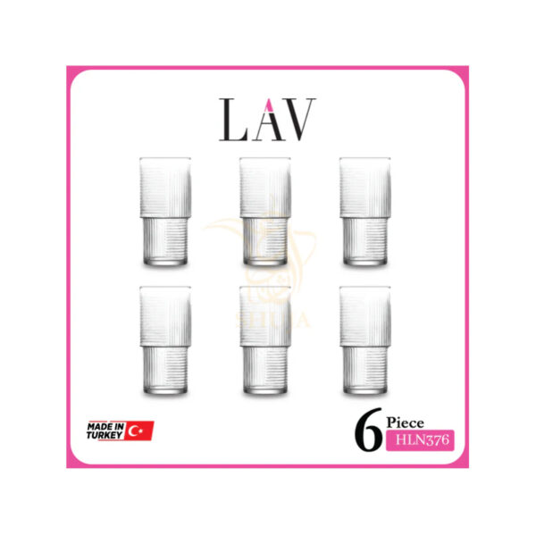 LAV 6PCS TUMBLER HLN376F Made in Turkey