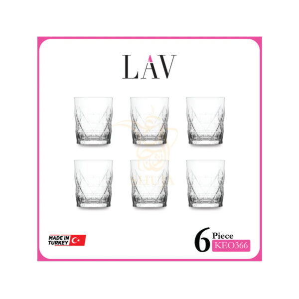 LAV 6PCS TUMBLER KEO366F Made in Turkey