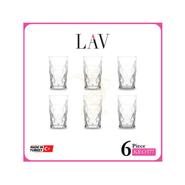 LAV 6PCS TUMBLER KEO377F Made in Turkey