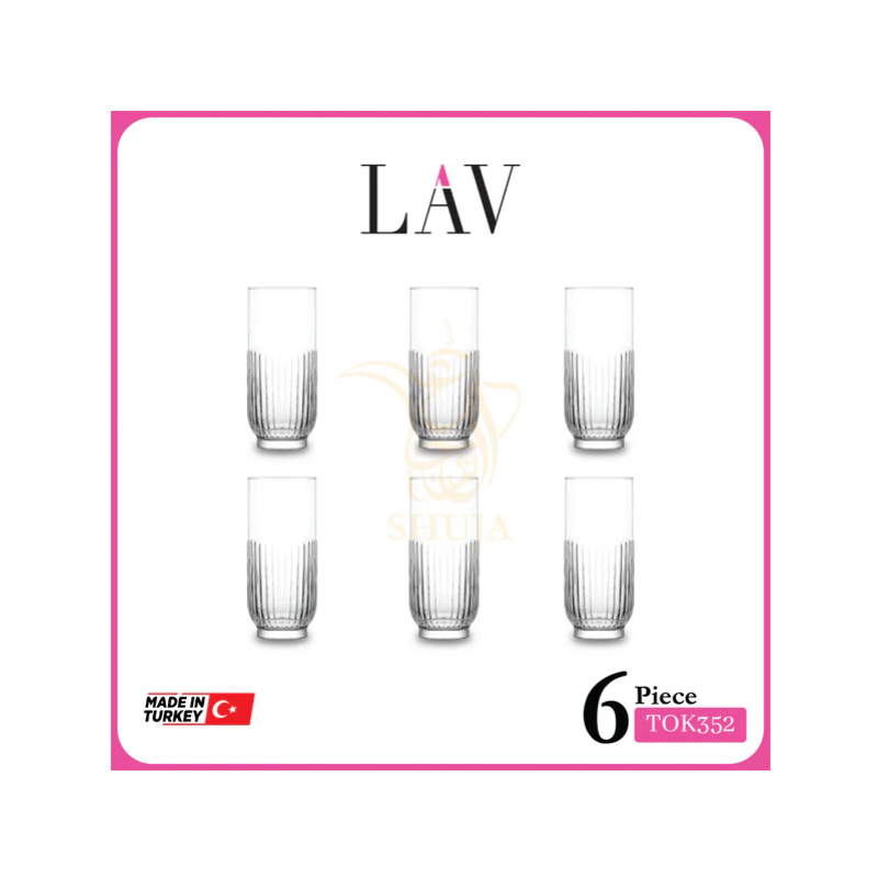 AC660.jpg LAV 6PCS TUMBLER TOK352F Made in Turkey - Image 1